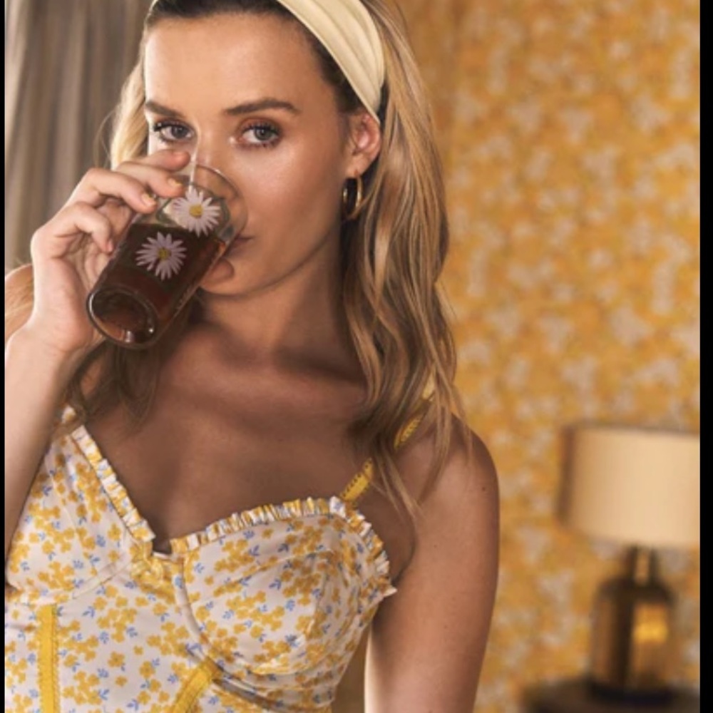 For Love and Lemons Daffodil bustier, size S